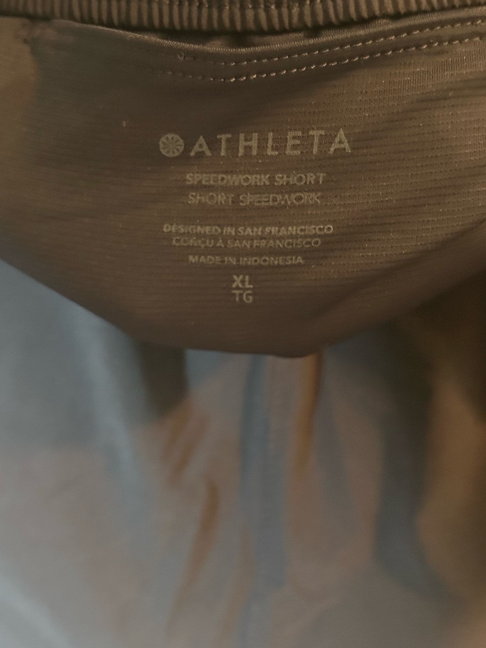 NWT ATHLETA Speedwork Mid Rise 2 1/2" Run Short- Navy - Picture 14 of 16